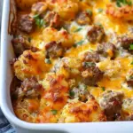 Tater Tot Sausage Breakfast Casserole
