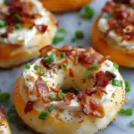 Zesty Bacon Cream Cheese Bagels