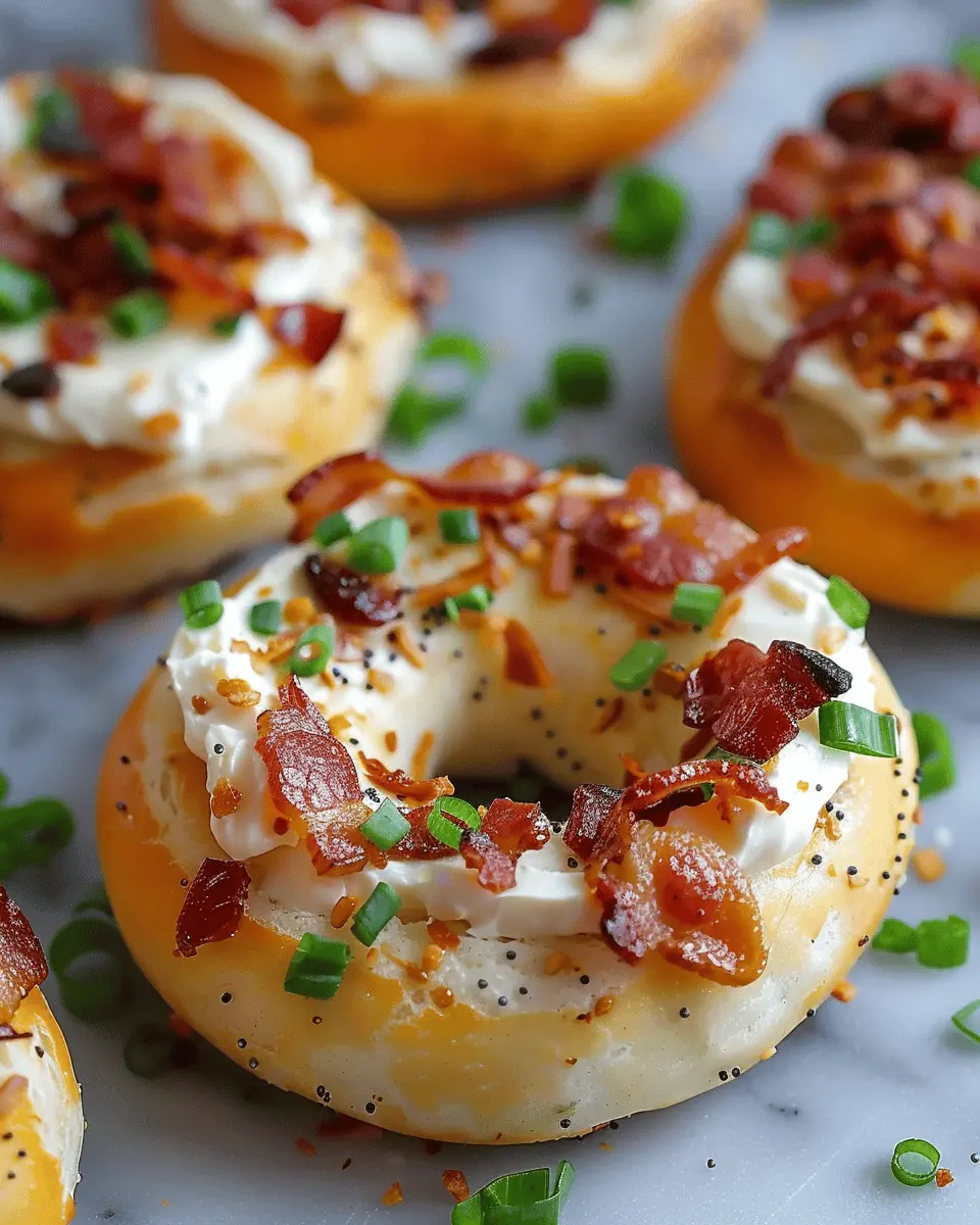 Zesty Turkey Bacon Cream Cheese Bagels for Delicious Mornings