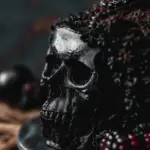 Spooky Black Velvet Halloween Cake