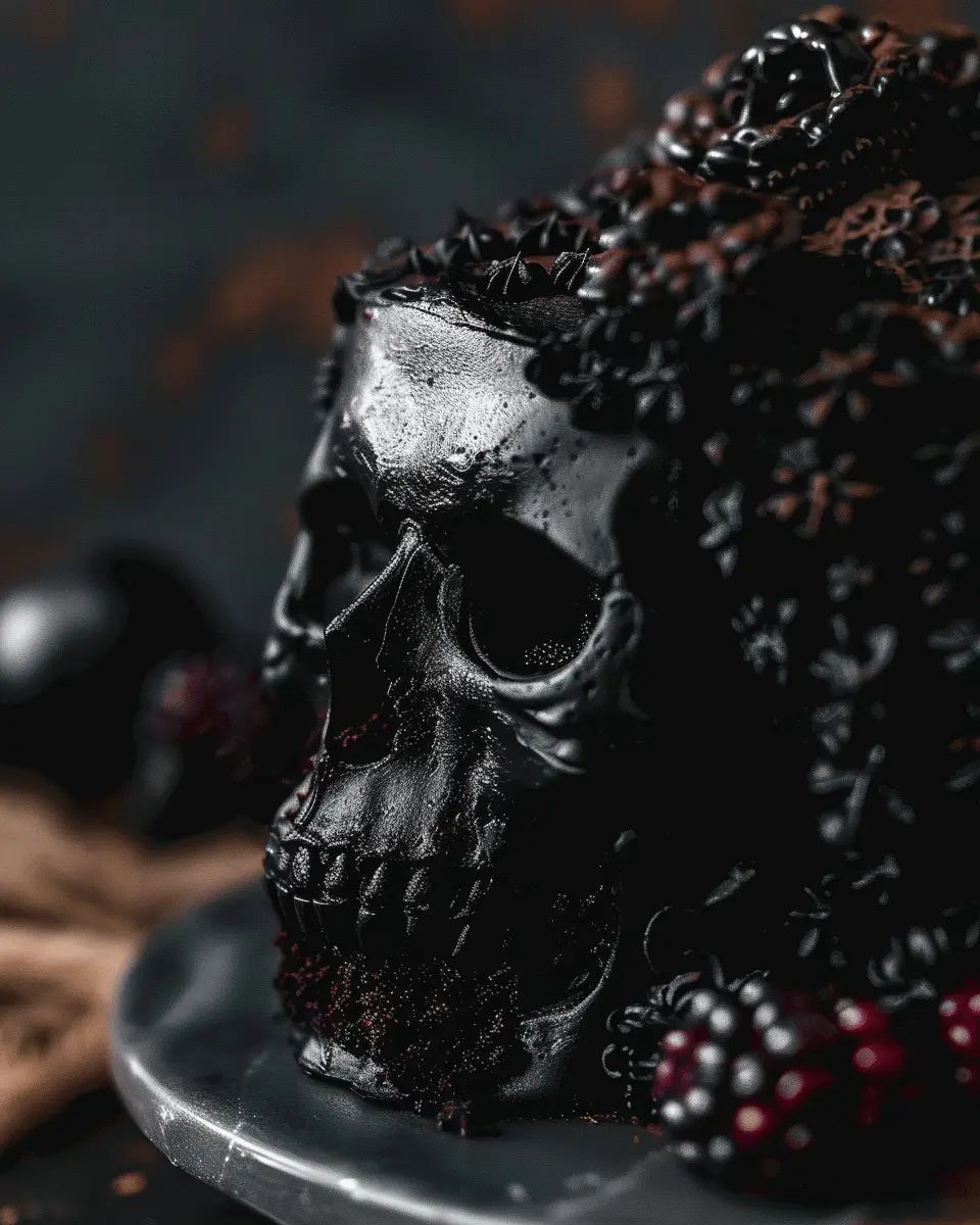 Spooky Black Velvet Halloween Cake: An Indulgent Treat for All