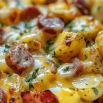 Cheesy Ranch Potatoes and Smoked Sausage