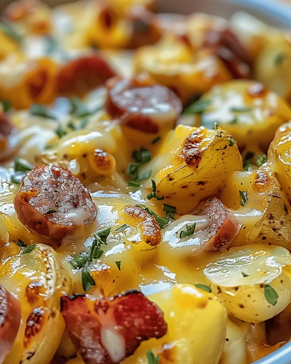 Cheesy Ranch Potatoes with Smoked Sausage: An Easy Comfort Dish