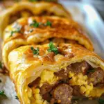 Sausage Egg and Cheese Roll-Ups