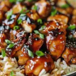 Honey BBQ Chicken Rice