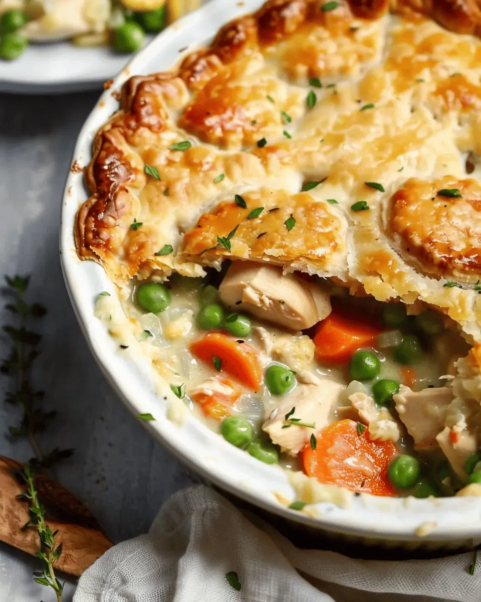 Crustless Chicken Pot Pie: A Comforting and Easy Family Meal