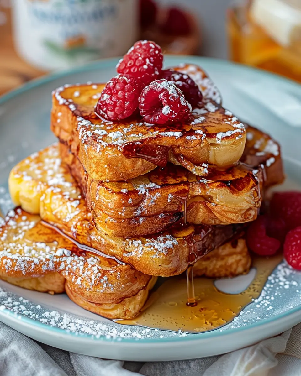 Hawaiian Roll French Toast: Indulgent Twist with Turkey Bacon