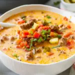 Crockpot Cheeseburger Soup