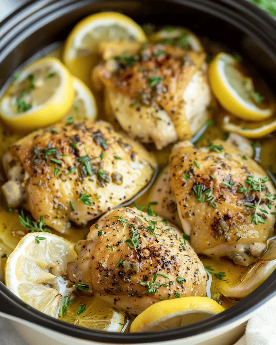 Crockpot Greek Lemon Chicken: Easy, Juicy Delight for Dinner