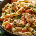 Tuscan Chicken Pasta with Cottage Cheese