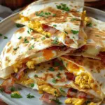 Bacon Egg Cheese Breakfast Quesadillas