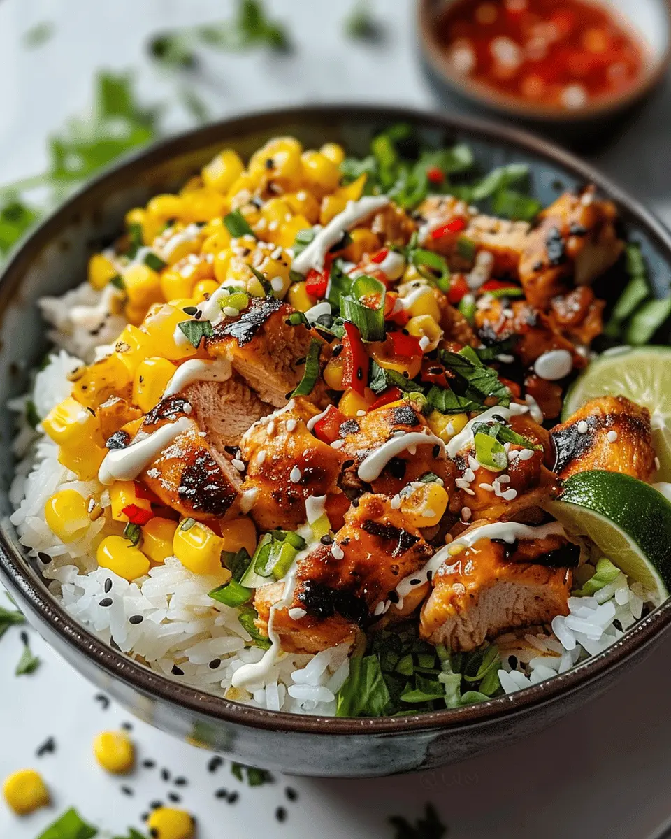 Street Corn Chicken Rice Bowl: Easy, Flavor-Packed Dinner Idea