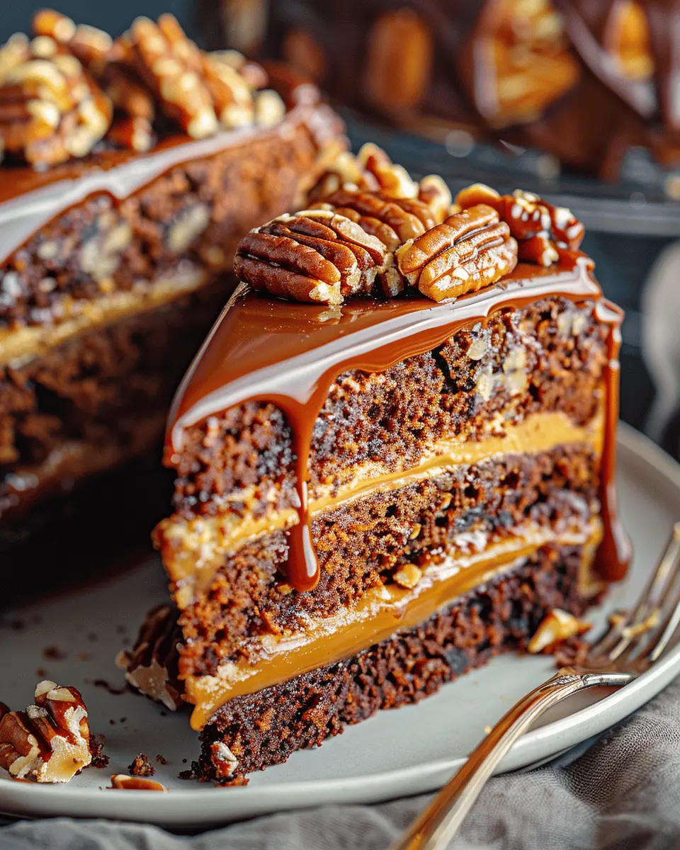 Turtle Caramel Cake: Indulgent Layers of Decadent Flavors