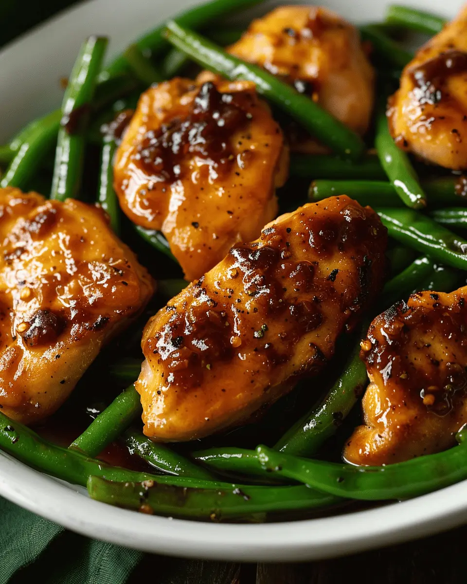 Easy Chicken Breast and Green Beans for a Healthy Dinner Delight