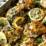Lemon Garlic Chicken Thighs