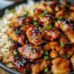Honey BBQ Chicken Rice