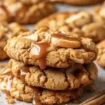 Rich and Chewy Caramel Apple Cookies