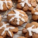 Soft Batch Gingerbread Cookies with Ginger Glaze