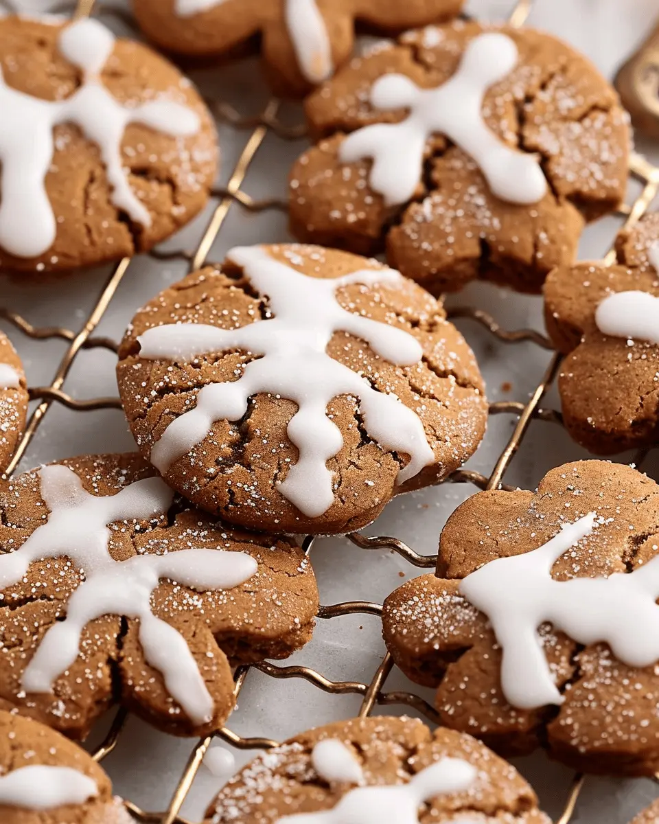 Soft Batch Gingerbread Cookies with Ginger Glaze: The Best Recipe