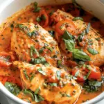 Crockpot Creamy Tomato Basil Chicken