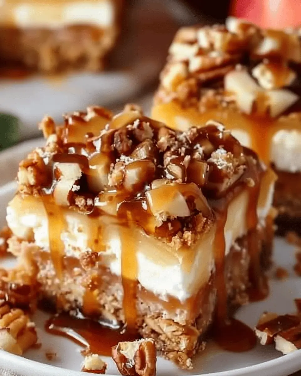 Caramel Apple Cheesecake Bars: The Best Indulgent Treat at Home