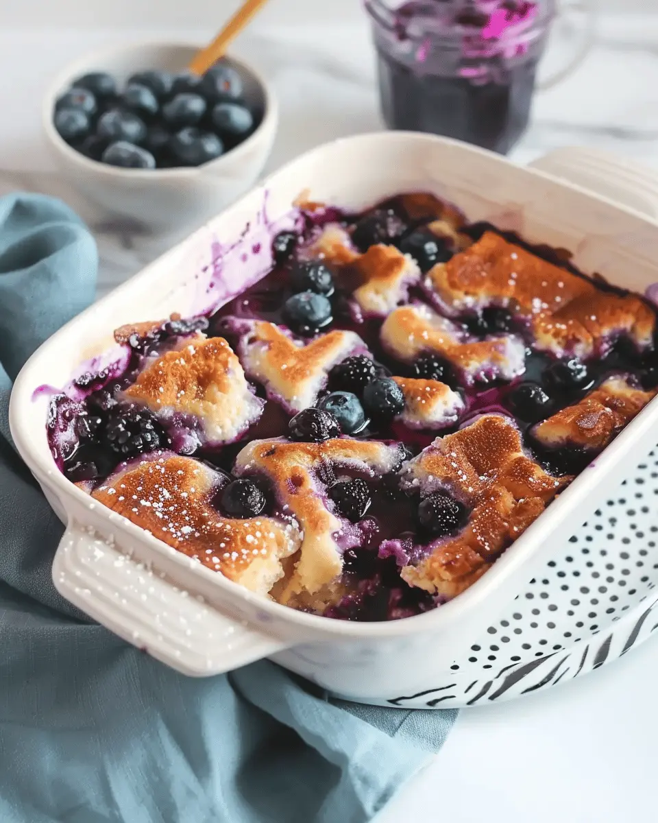 Overnight Blueberry French Toast Casserole: Easy & Indulgent Delight
