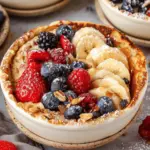 Baked Protein Pancake Bowls