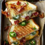 Roasted Jalapeno Popper Grilled Cheese