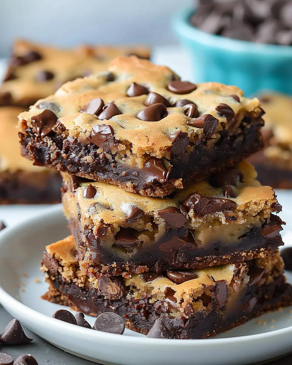 Chocolate Chip Cookie Brownies Recipe