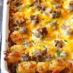 Tater Tot Sausage Breakfast Casserole