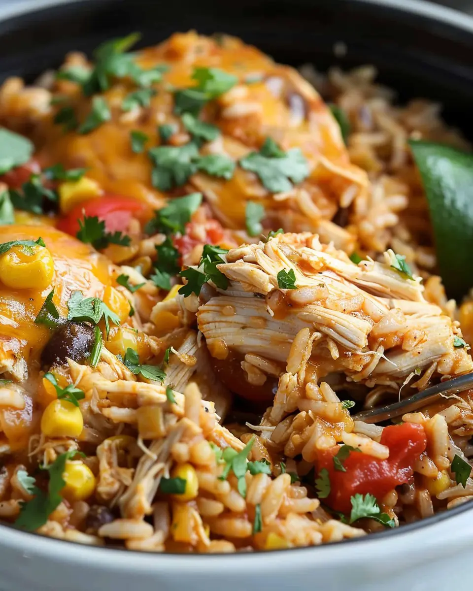 Southwest Crock Pot Chicken and Rice: A Juicy Family Favorite