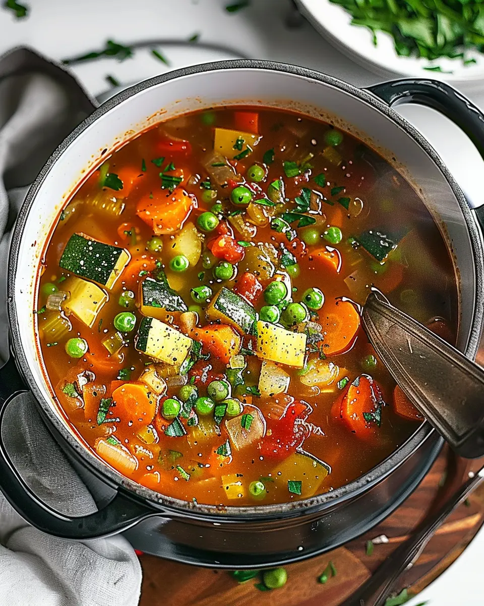 Vegetable Soup Delight: Easy, Hearty, and Full of Flavor