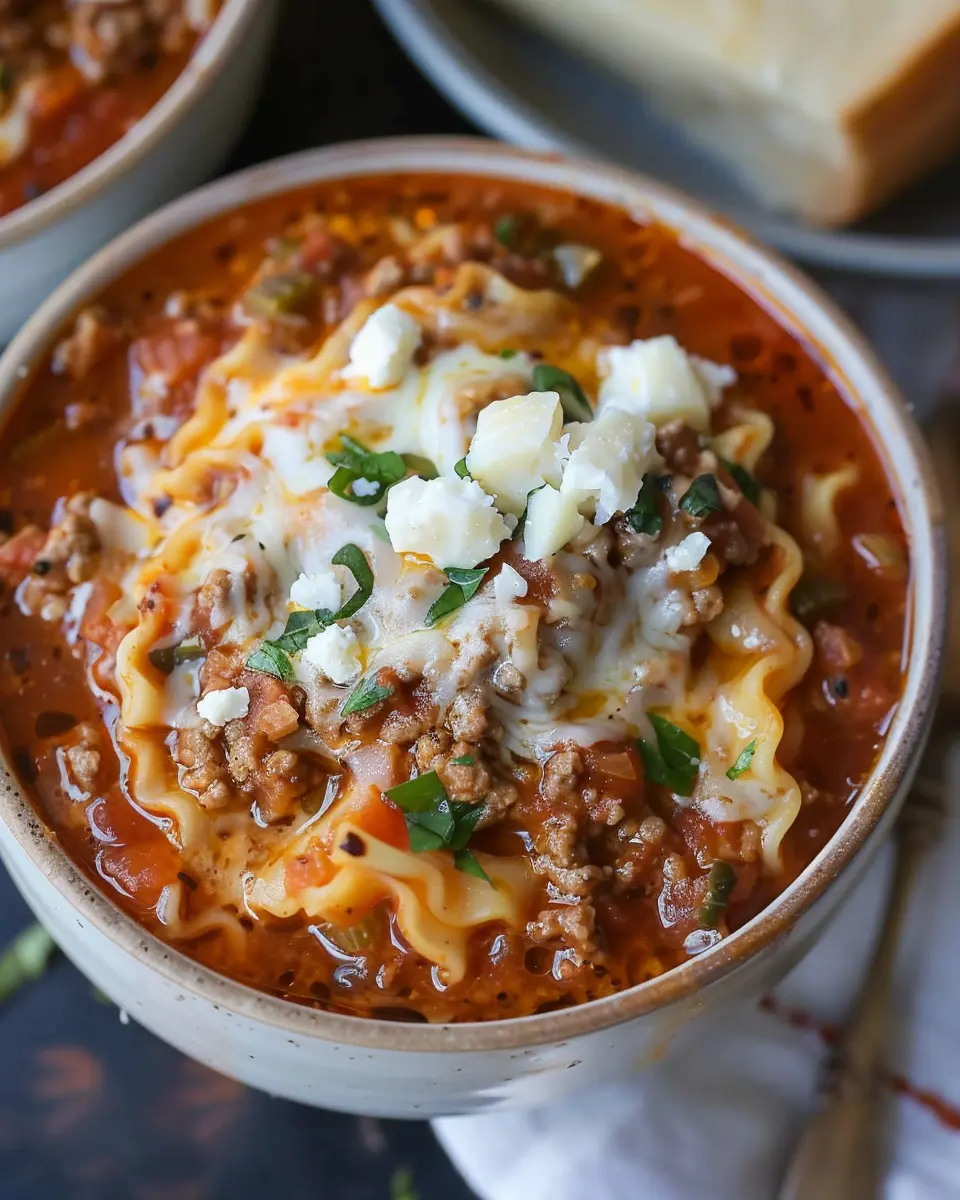 Best Lasagna Soup Recipe: A Cozy, Comforting Twist with Turkey Bacon