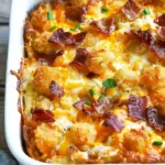 Cracked Out Tater Tot Breakfast Casserole