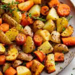 Easy Roasted Potatoes and Carrots