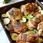 Sheet Pan Chicken and Zucchini