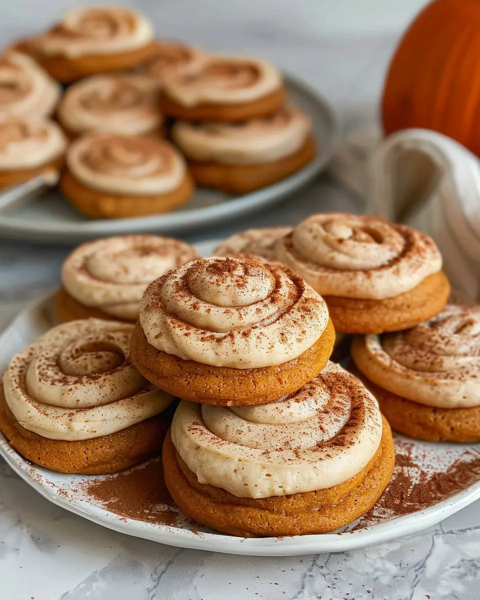 Soft Pumpkin Cookies with Cinnamon Frosting: The Best Fall Treat