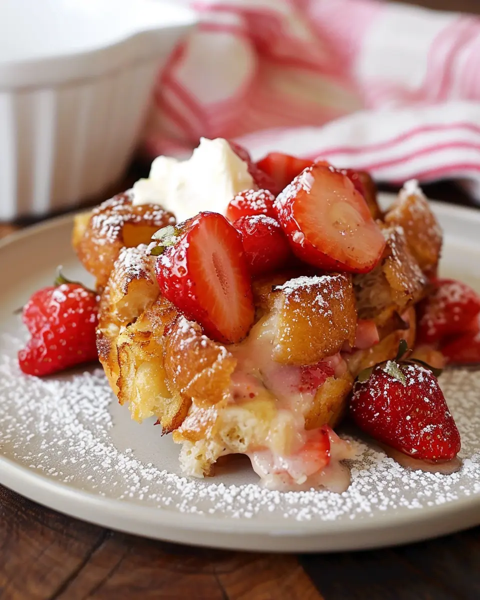 Strawberry French Toast Casserole: The Best Indulgent Breakfast Delight