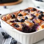 Overnight Blueberry French Toast Casserole