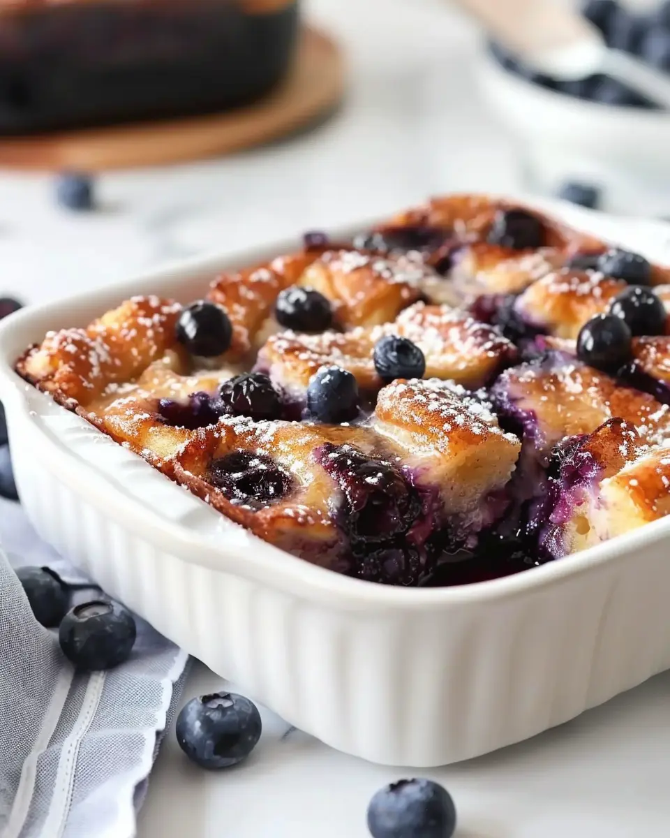Overnight Blueberry French Toast Casserole: Indulgent &amp; Easy Delight