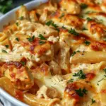 Marry Me Chicken Pasta Bake