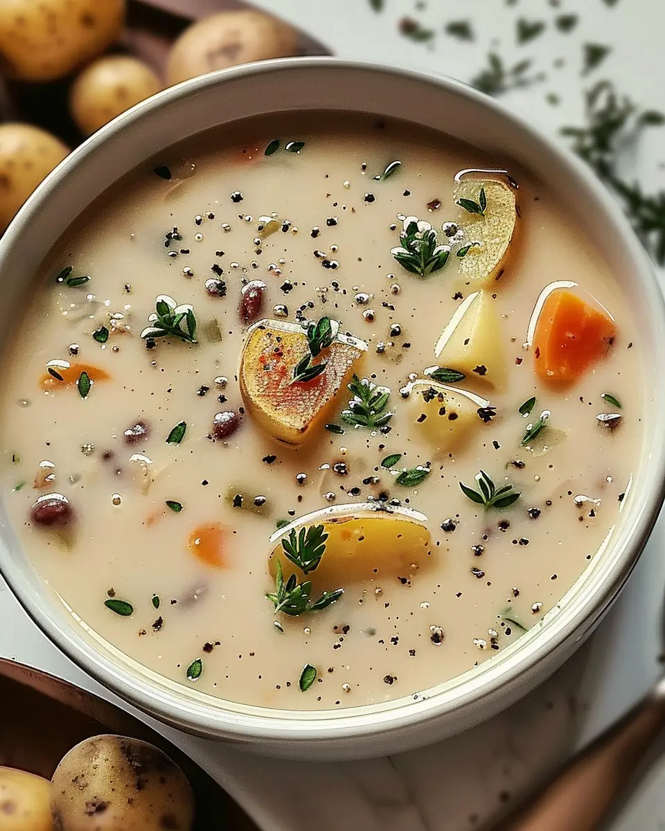 Outback Potato Soup: Easy Recipe with Turkey Bacon and Chicken Ham