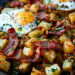 Bacon, Egg, and Potato Hash