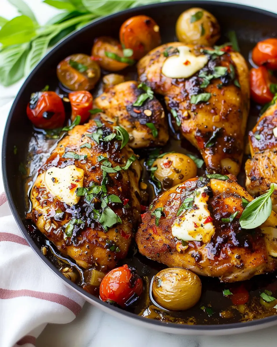 One Pan Balsamic Chicken: Easy Recipe for Flavorful Meals