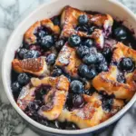 Overnight Blueberry French Toast Casserole