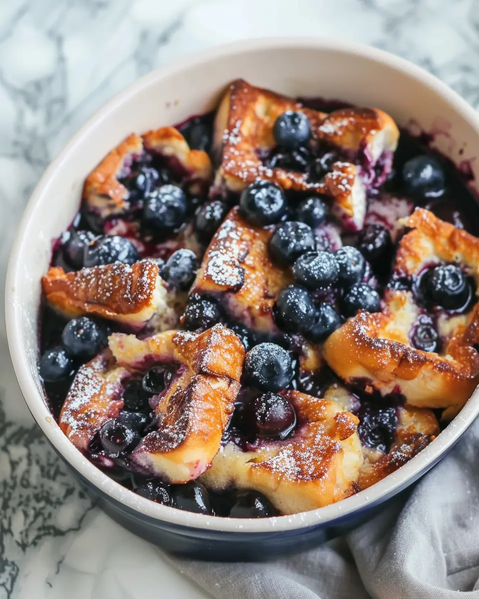 Overnight Blueberry French Toast Casserole: A Delightful Twist