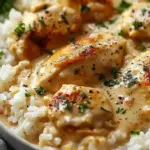 Creamy Smothered Chicken and Rice