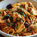 Chicken Puttanesca Pasta