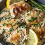 Slow Cooker Creamy Lemon Herb Chicken