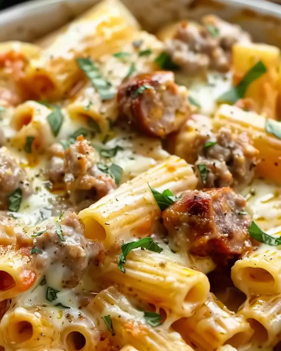 Creamy Italian Sausage Rigatoni: An Easy Indulgence for Dinner